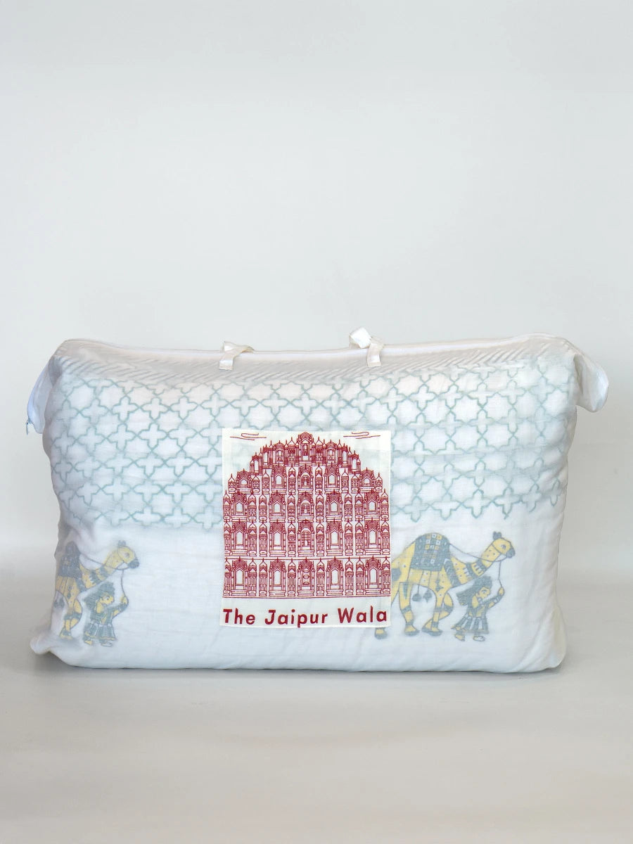 Desert Handstitched Organic Quilt