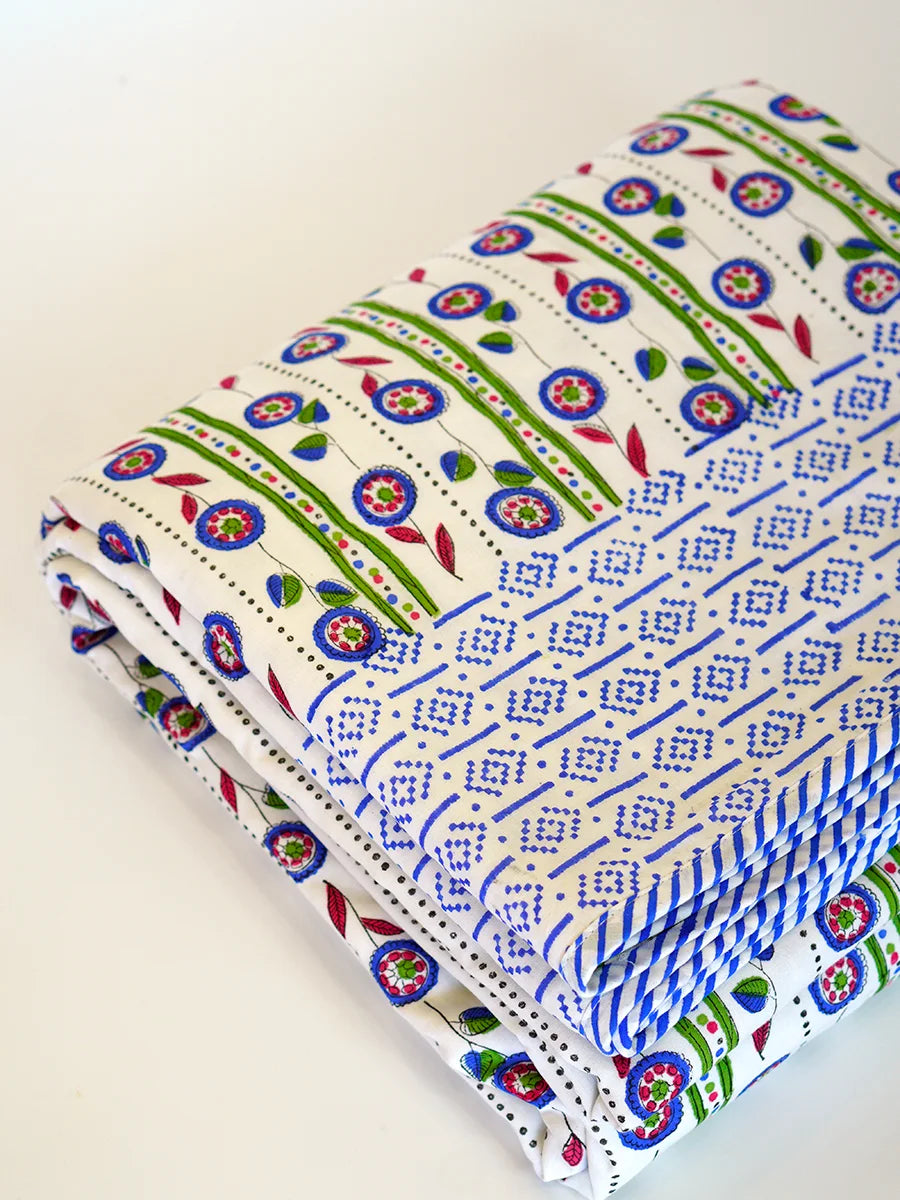 Blue Bella Organic Cotton Blanket