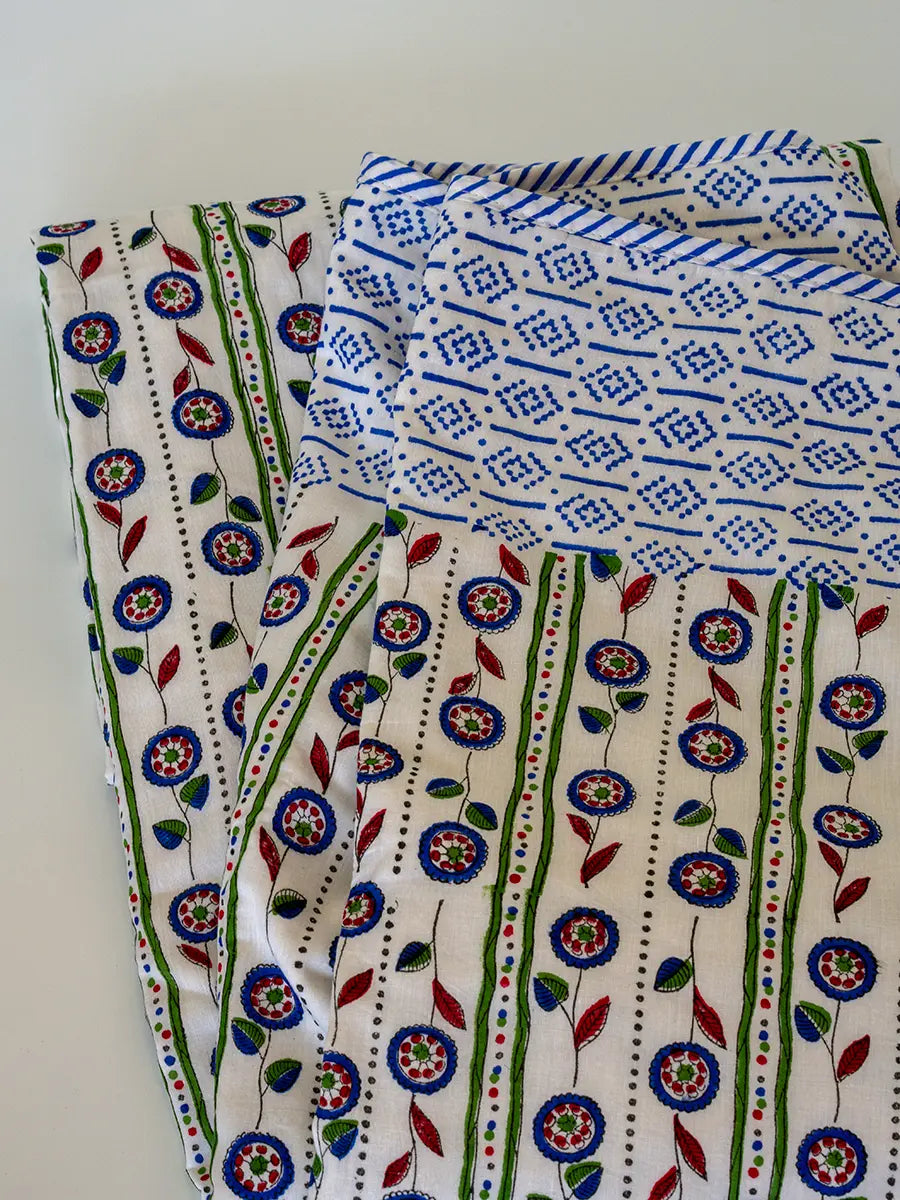 Blue Bella Organic Cotton Blanket