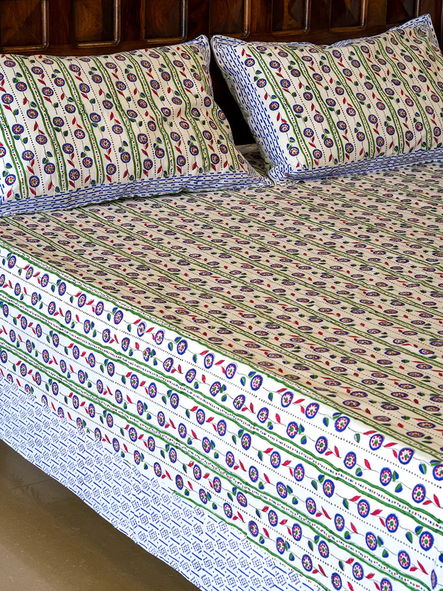 Blue Belly Organic Percale Cotton Seet Set