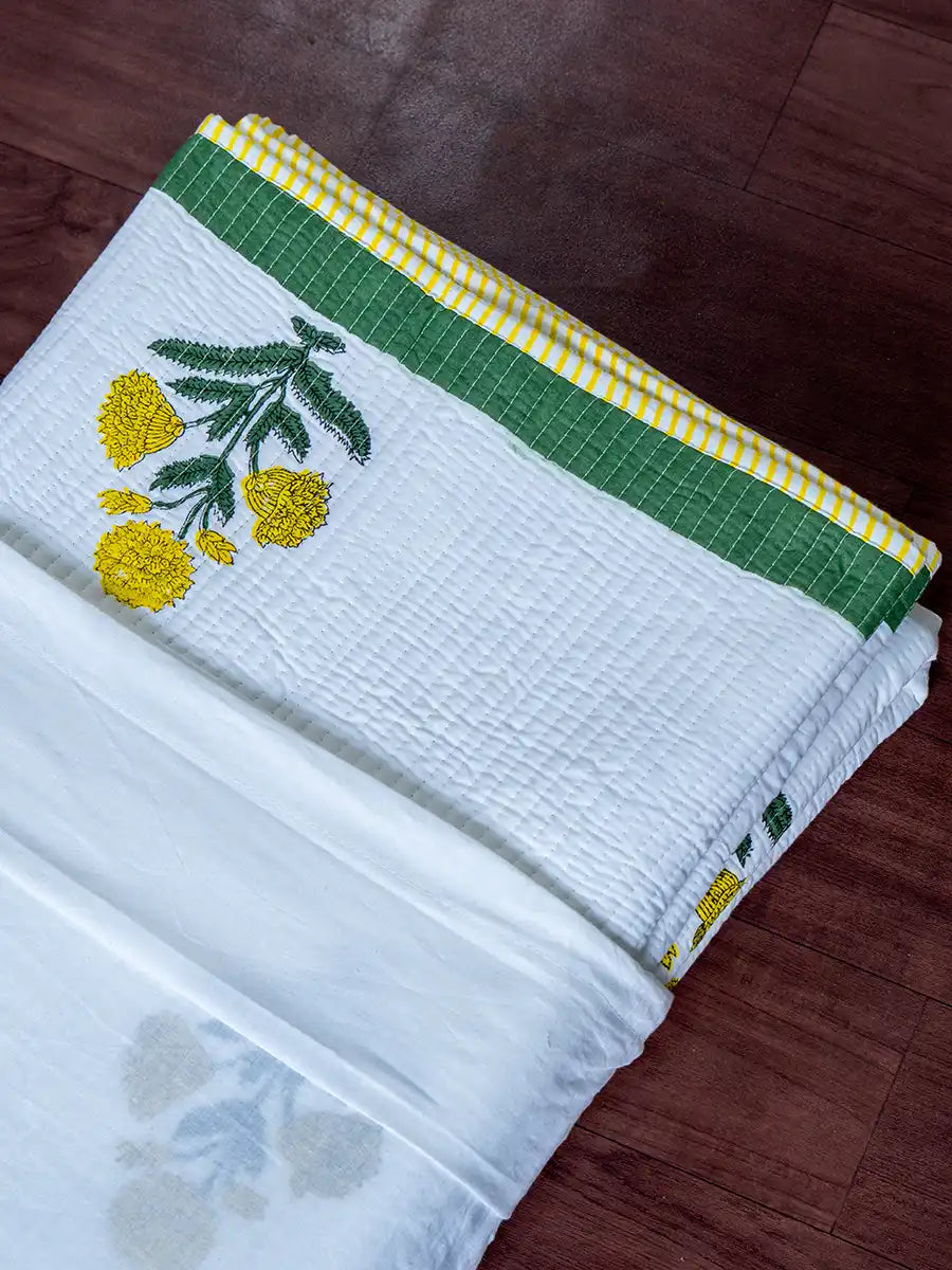 Marigold Cotton Bedspread
