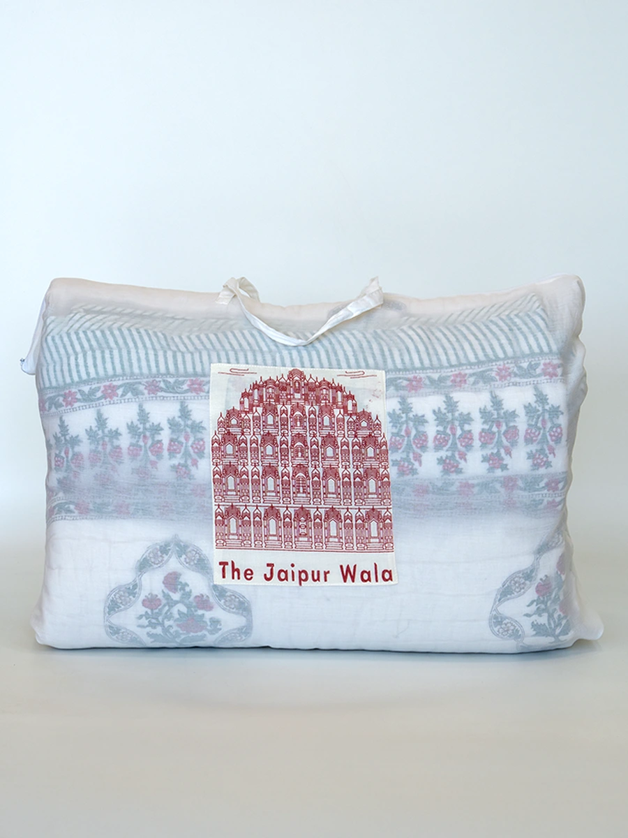 Gull Mohar Handstitched Organic Quilt