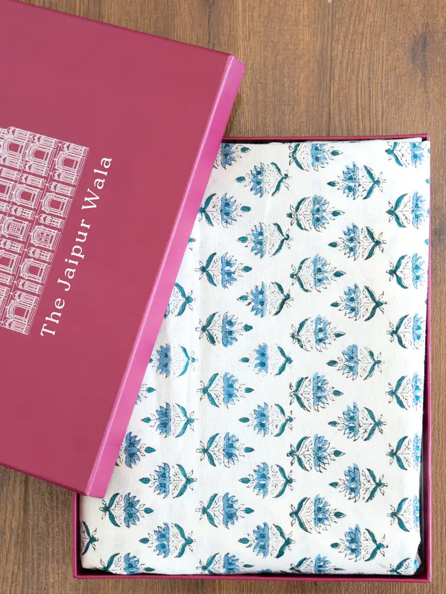 Heritage Elephant Hand Block Printed Tablecloth