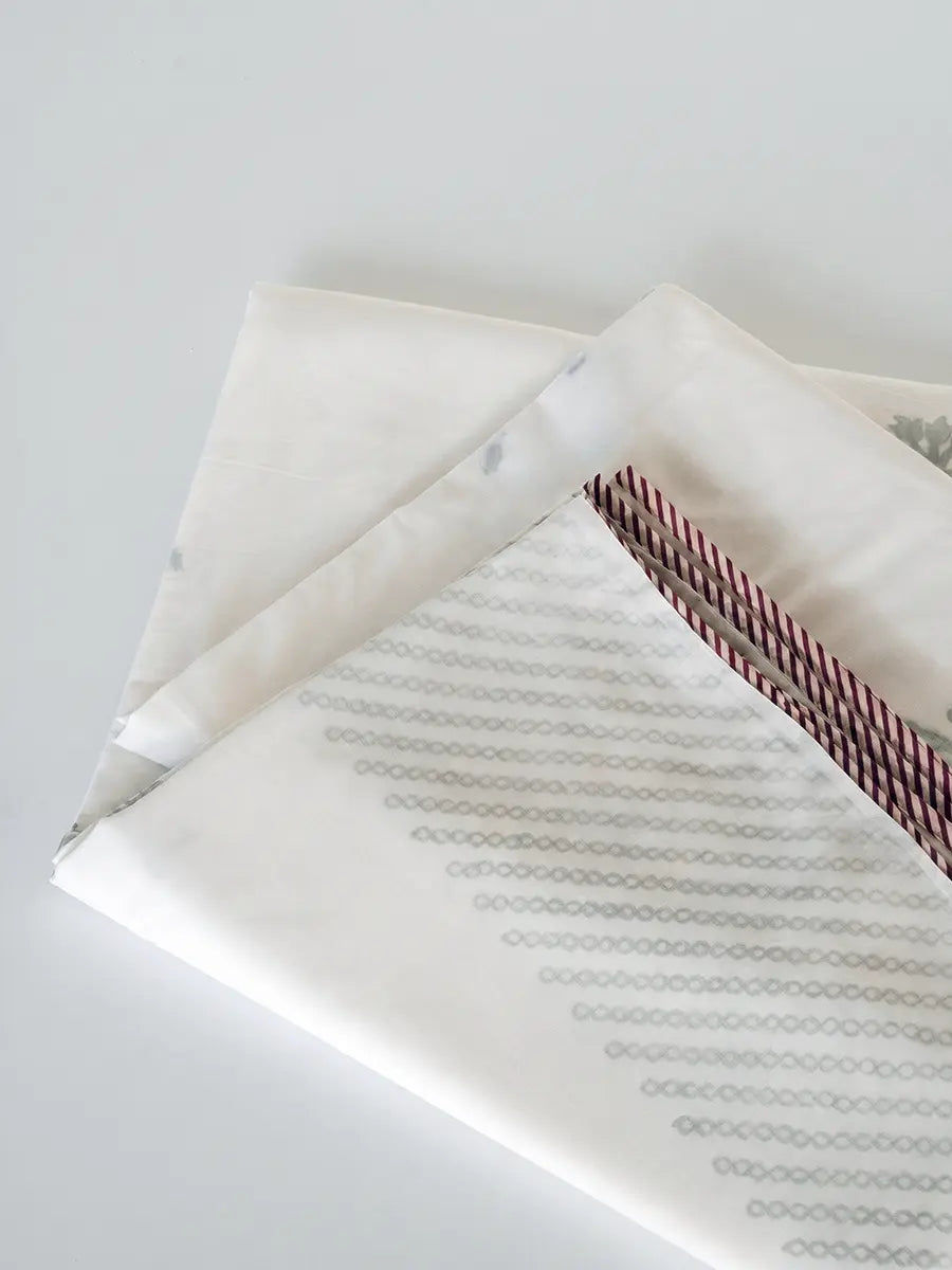 Lush Bloom Organic Muslin Blanket — Hand Block Printed