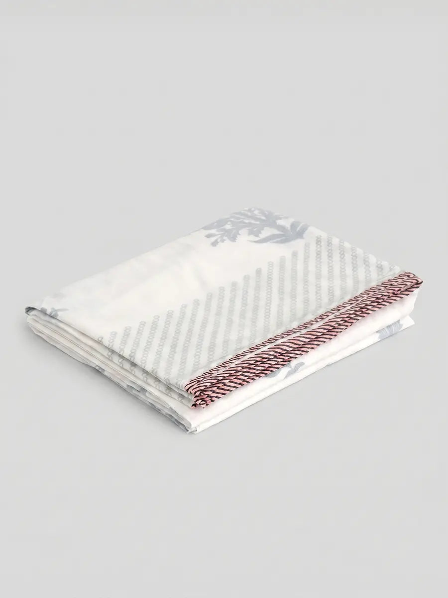 Lush Bloom Organic Muslin Blanket — Hand Block Printed