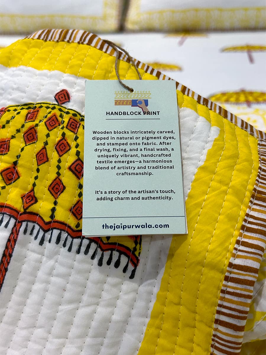 Umbrella Organic Cotton Bedspread
