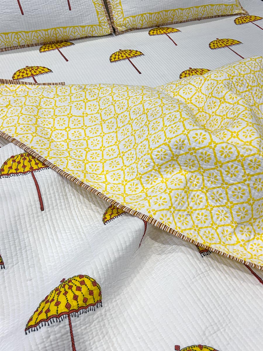 Umbrella Organic Cotton Bedspread