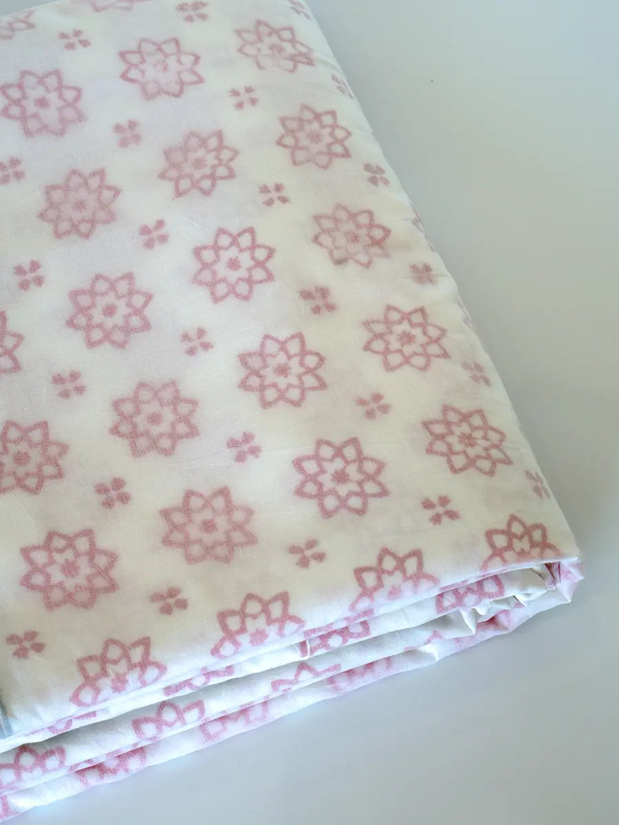 Pink Star Organic Cotton Blanket
