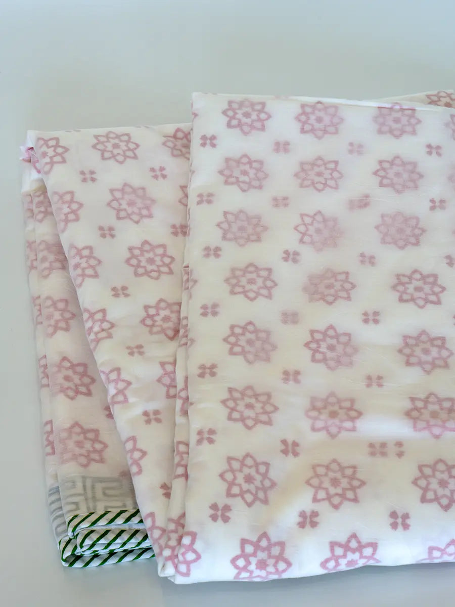 Pink Star Organic Cotton Blanket