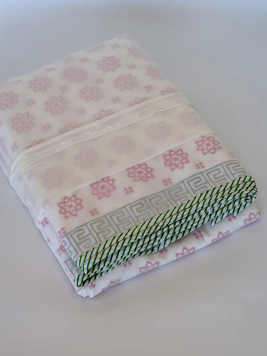 Pink Star Organic Cotton Blanket