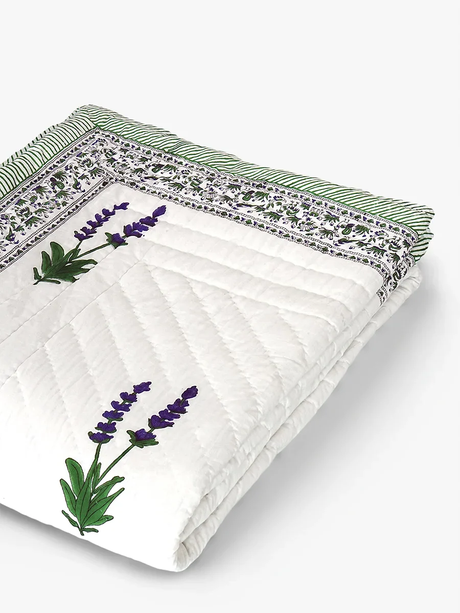 Premium Muslin Razai - Lavender