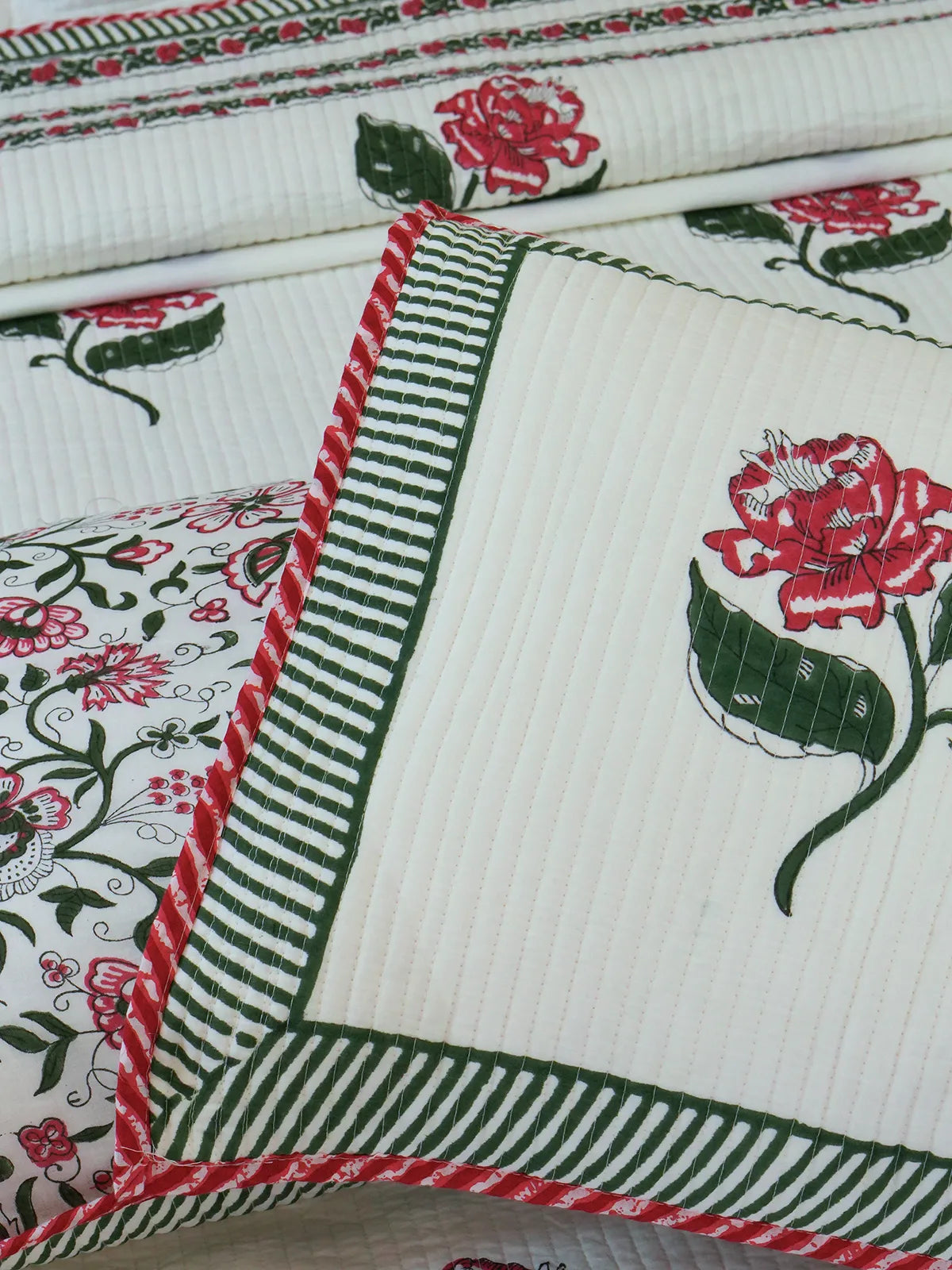 Rose Cotton Bedspread