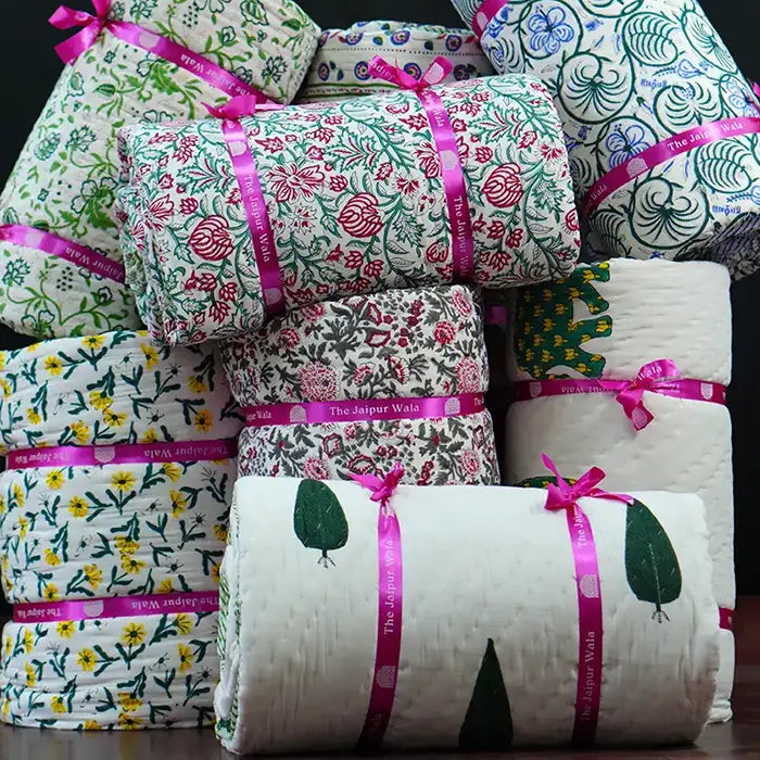 Behind the Scenes: The Making of a Hand Block Printed Quilt