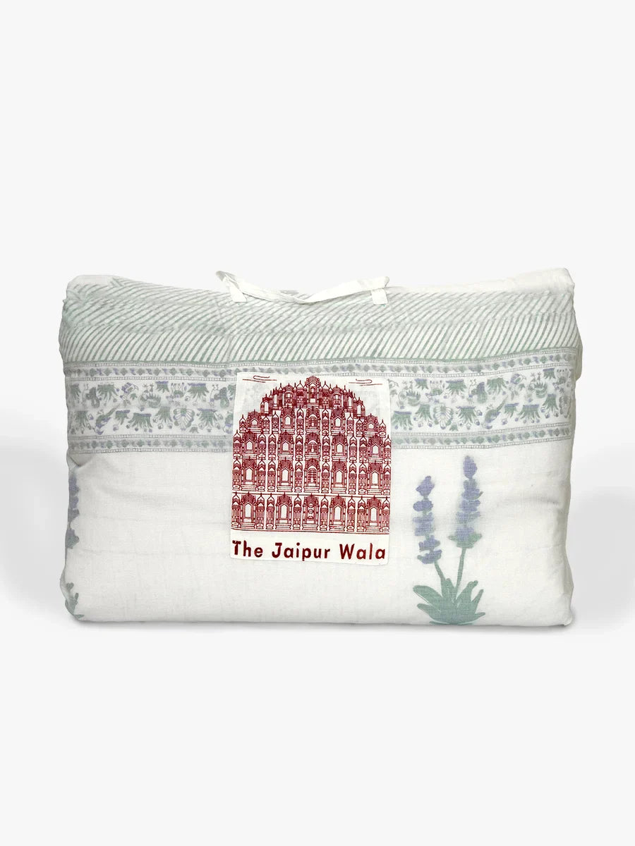 Premium Muslin Razai - Lavender