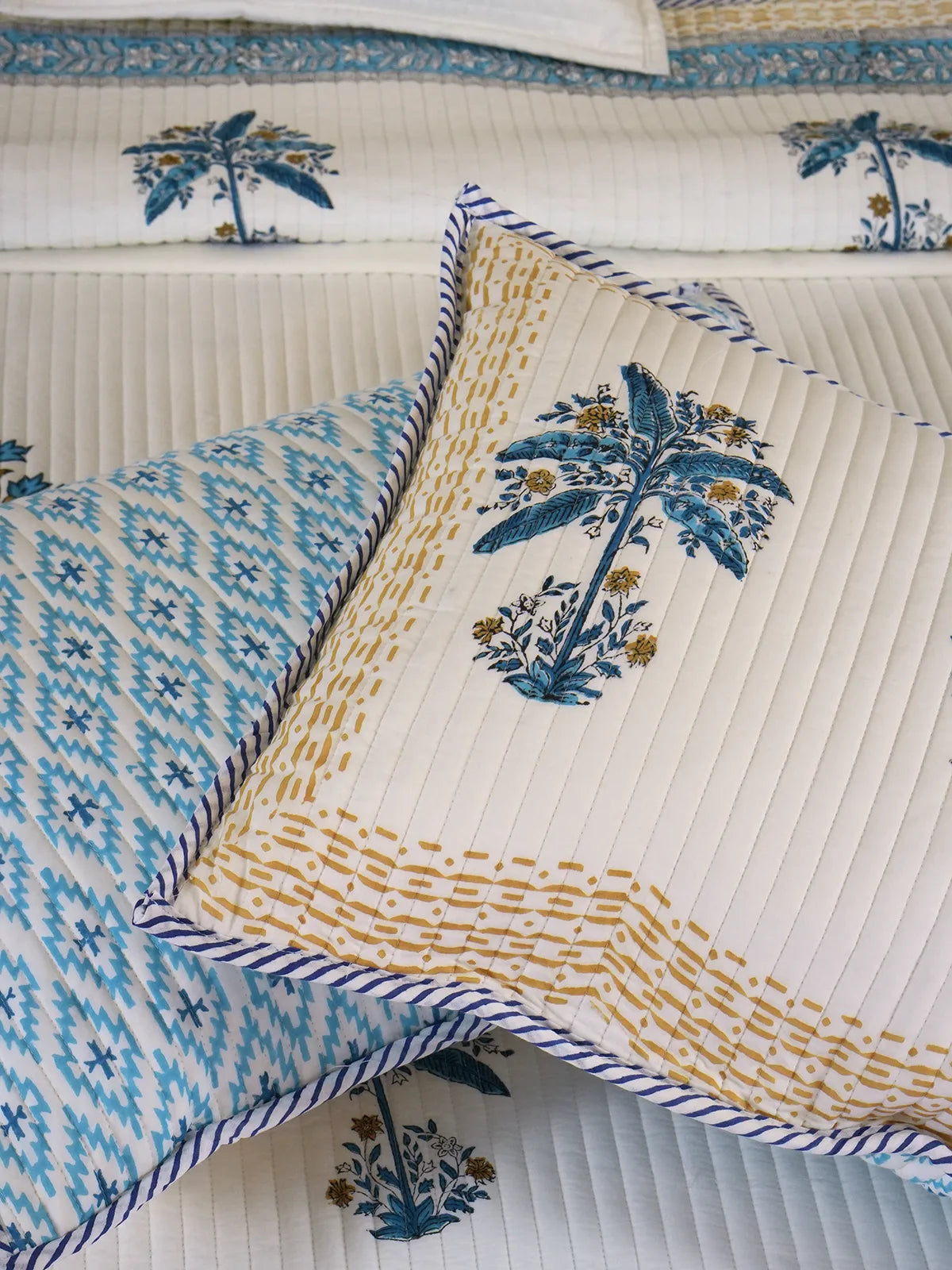 Banana Tree Cotton Bedspread