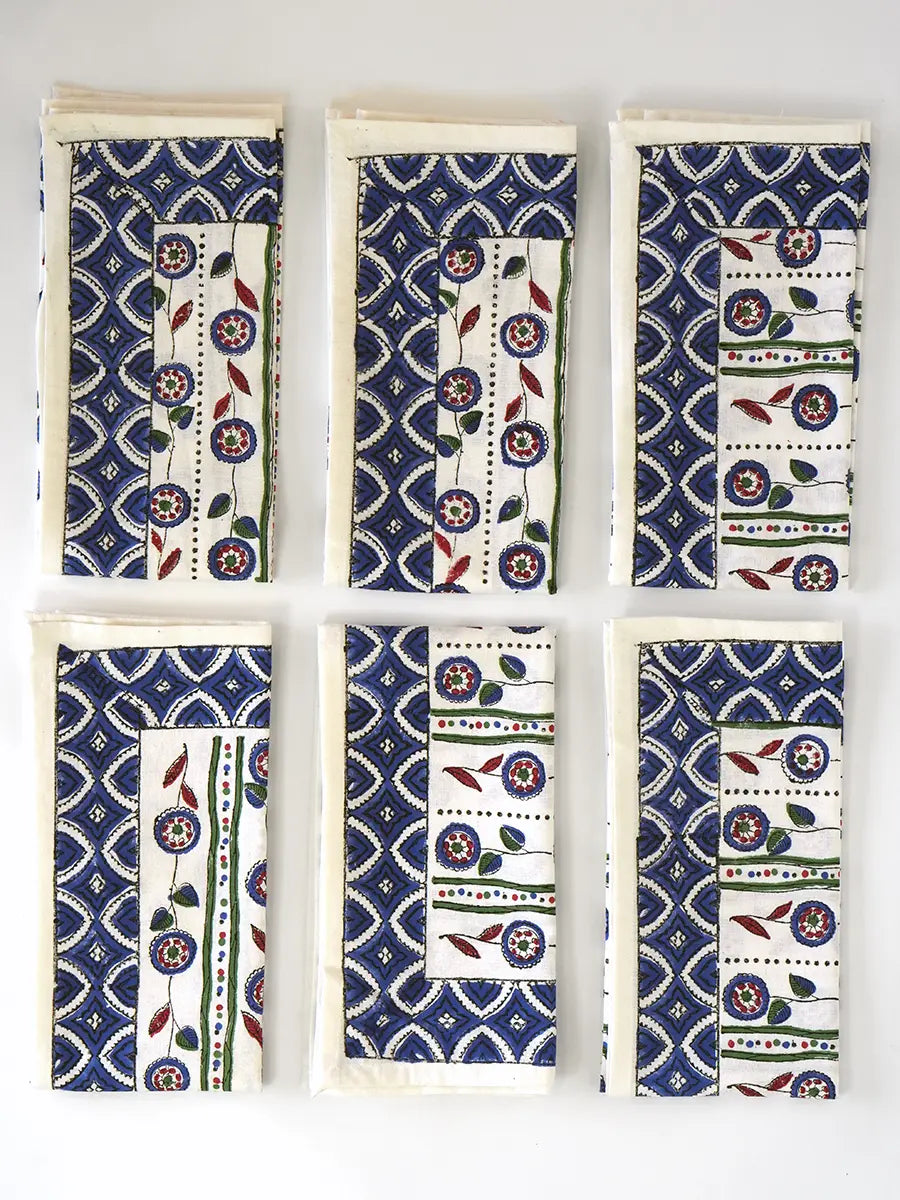 Blue Bella Napkin