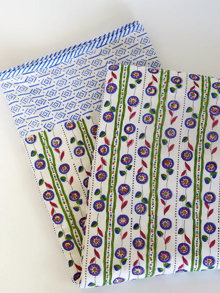 Blue Bella Organic Cotton Blanket