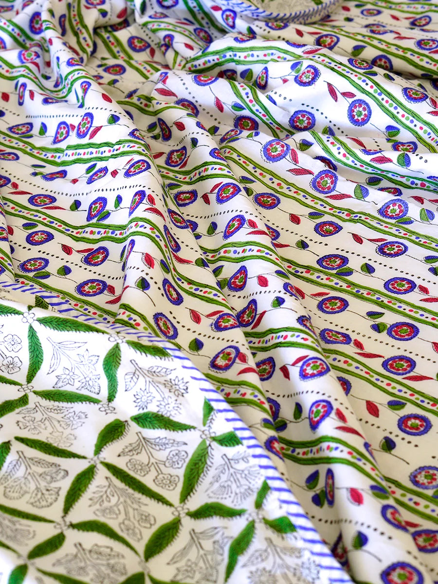 Blue Bella Organic Cotton Blanket