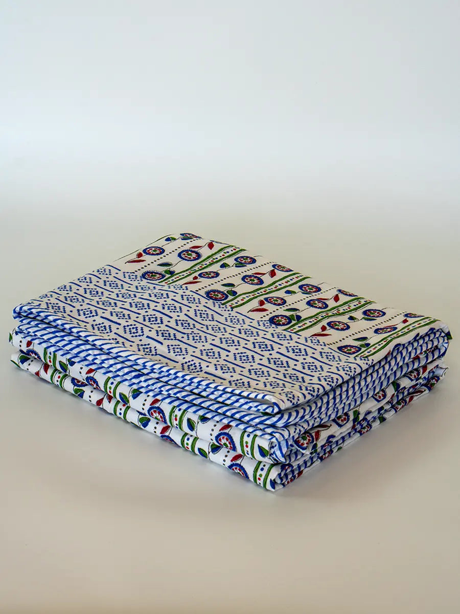 Blue Bella Organic Cotton Blanket