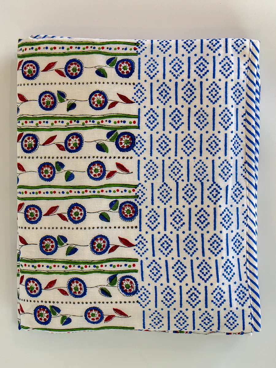 Blue Bella Organic Cotton Blanket