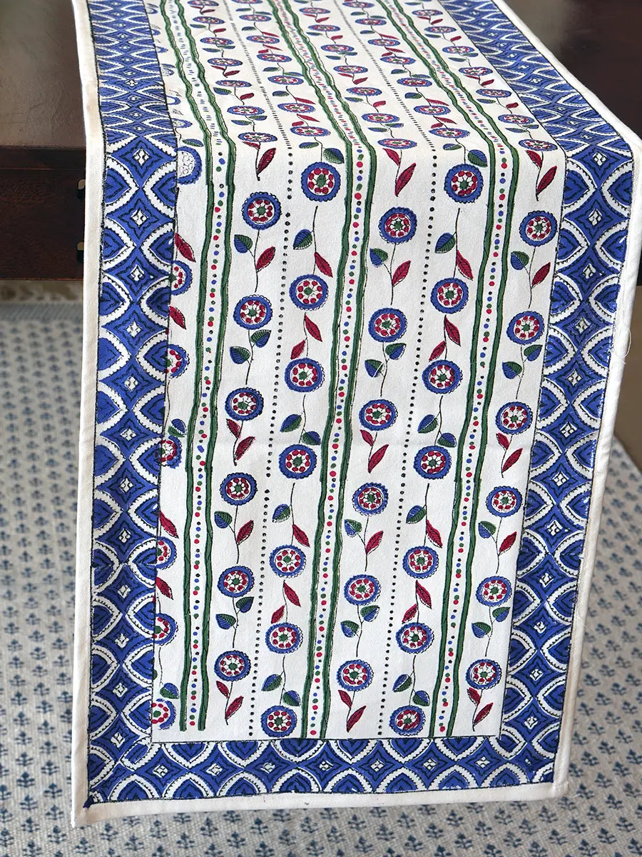 Blue Bella Table Runner