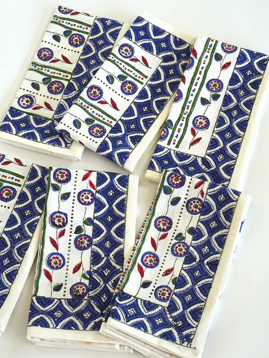 Blue Bella Napkin