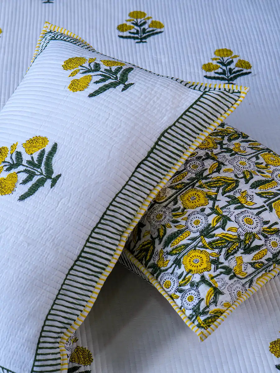 Marigold Cotton Bedspread