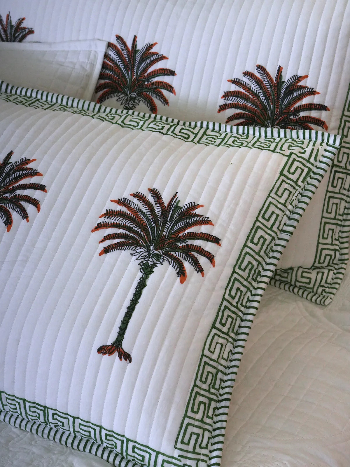Desert Palm Cotton Bedspread