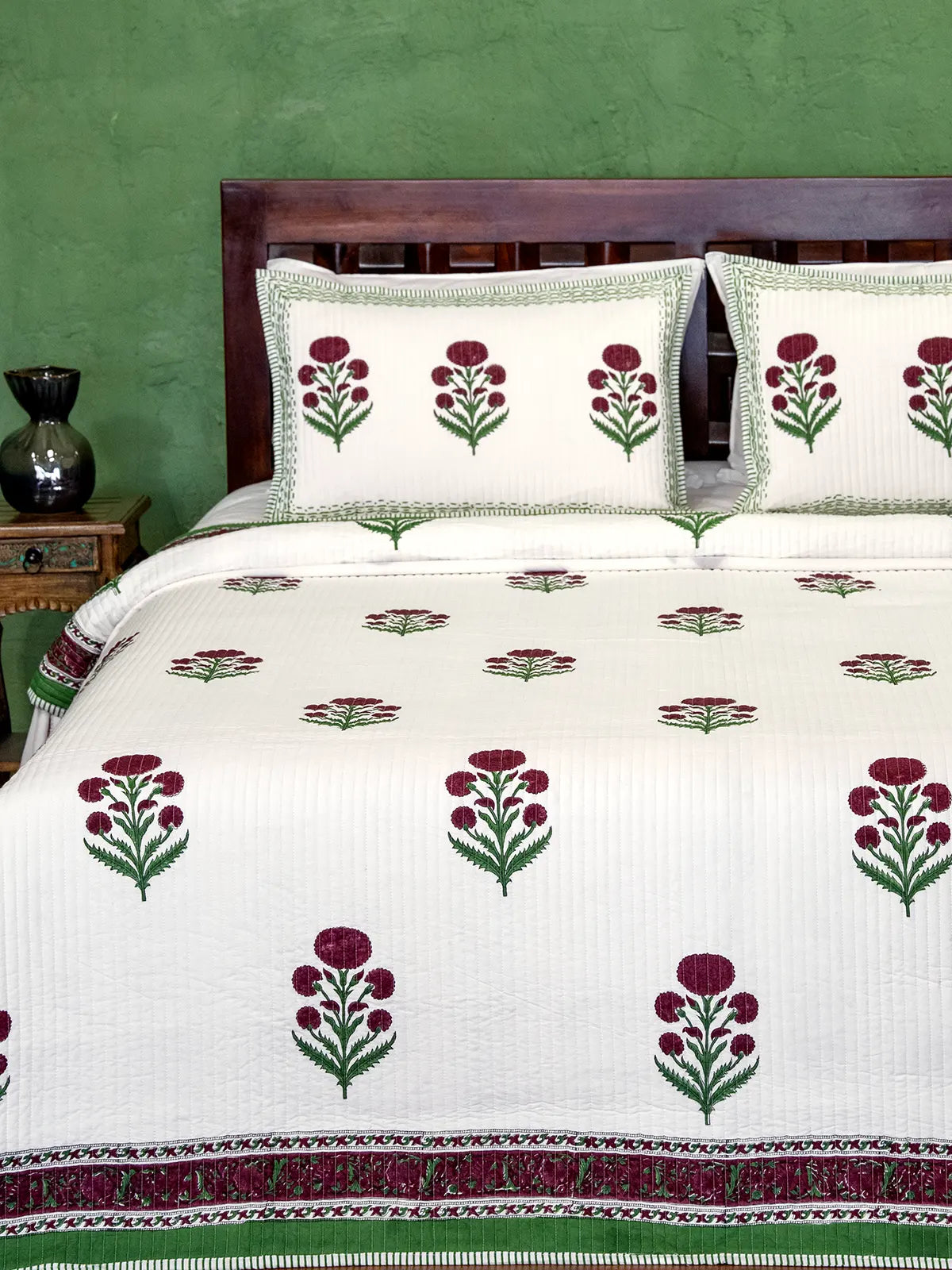 Everbloom Cotton Bedspread