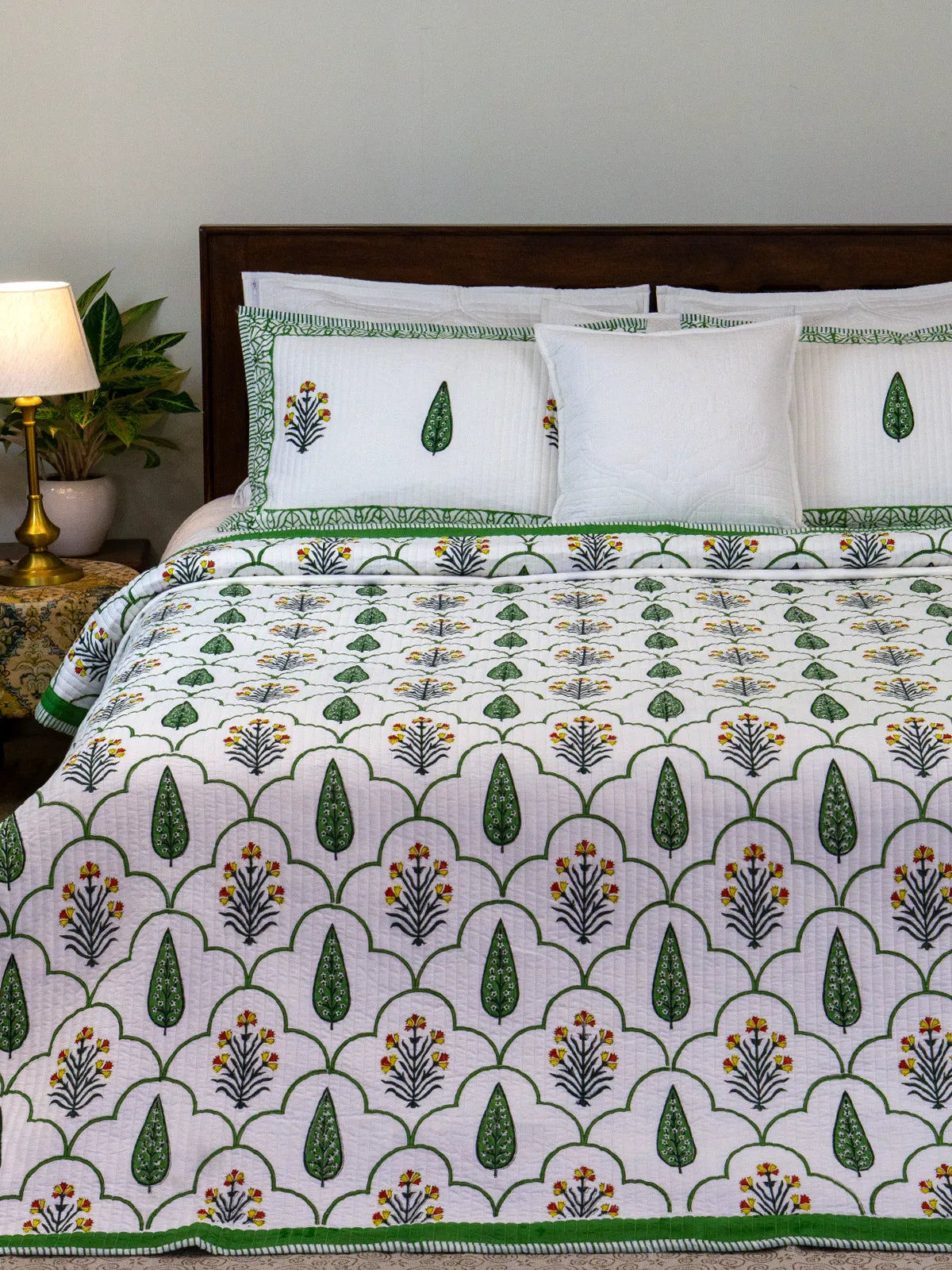 Floral Cotton Bedspread