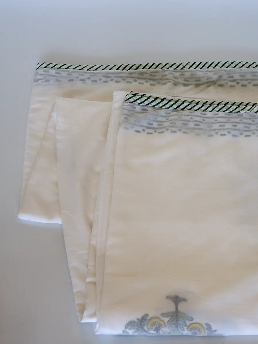 Golden Bloom Organic Cotton Blanket