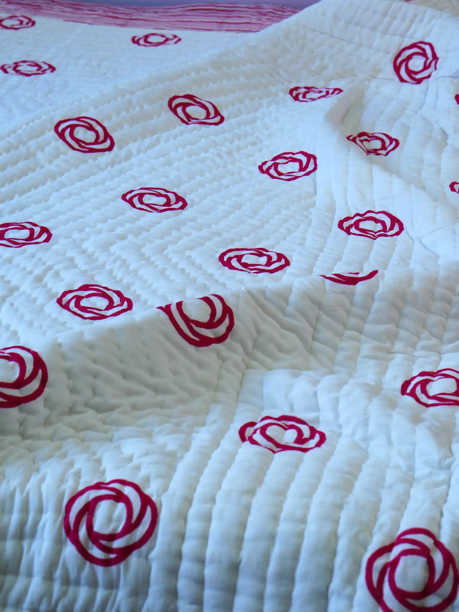 Loom Hand Block Muslin Quilt