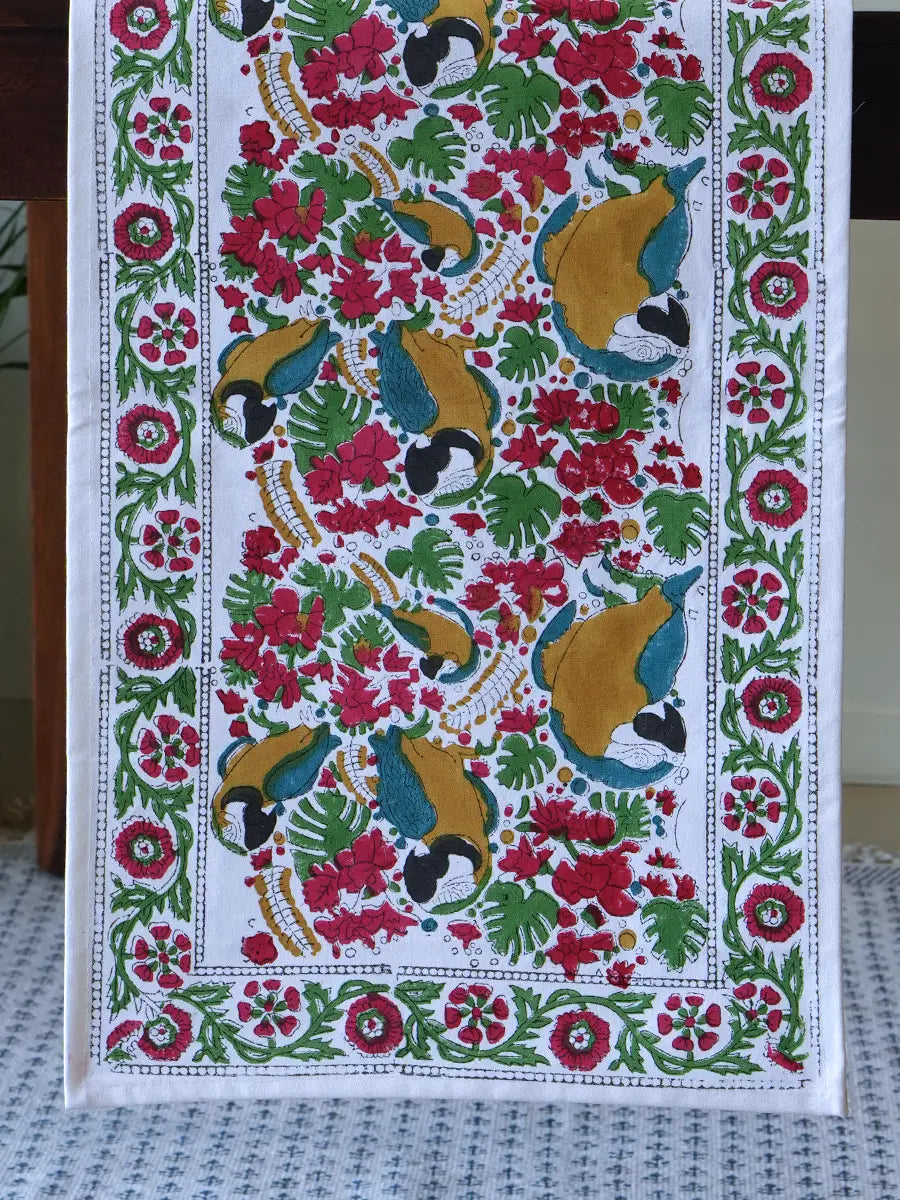 Macaw Table Runner