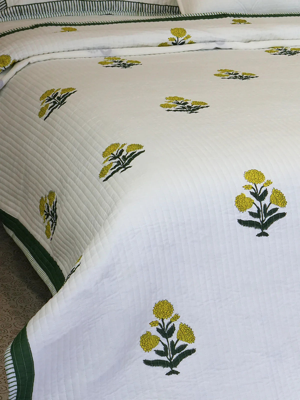 Marigold Cotton Bedspread