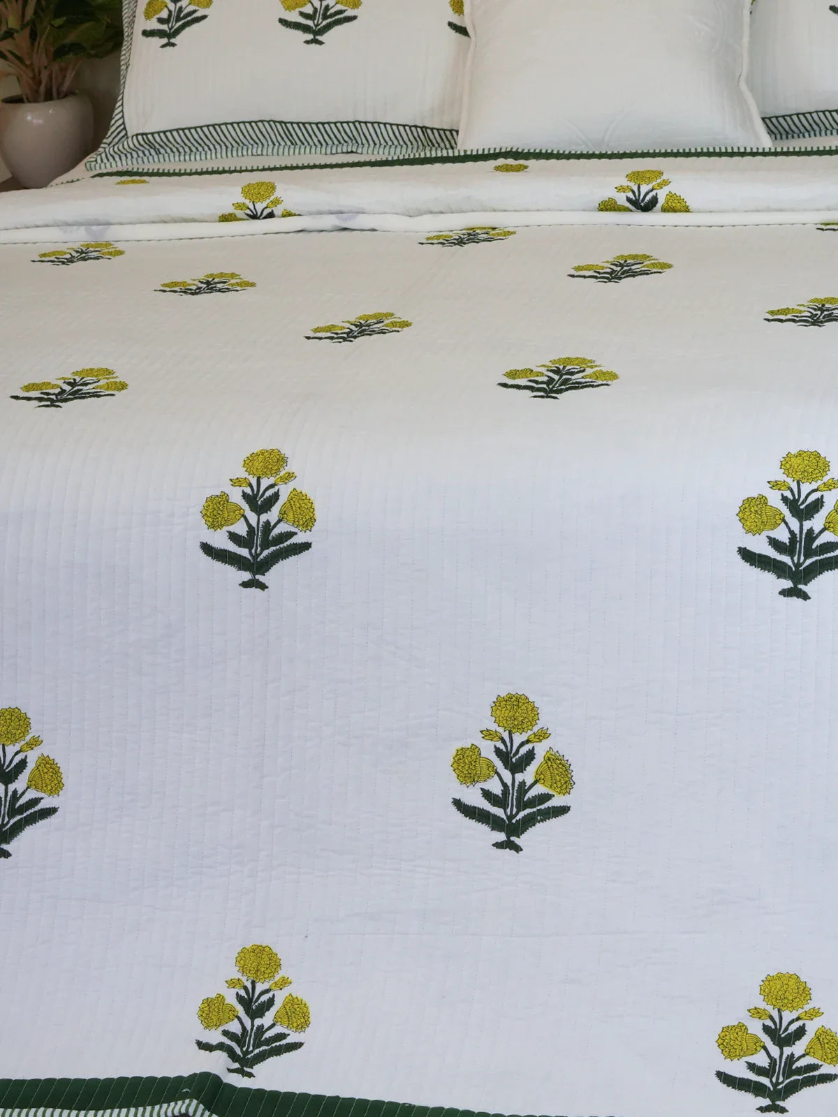 Marigold Cotton Bedspread