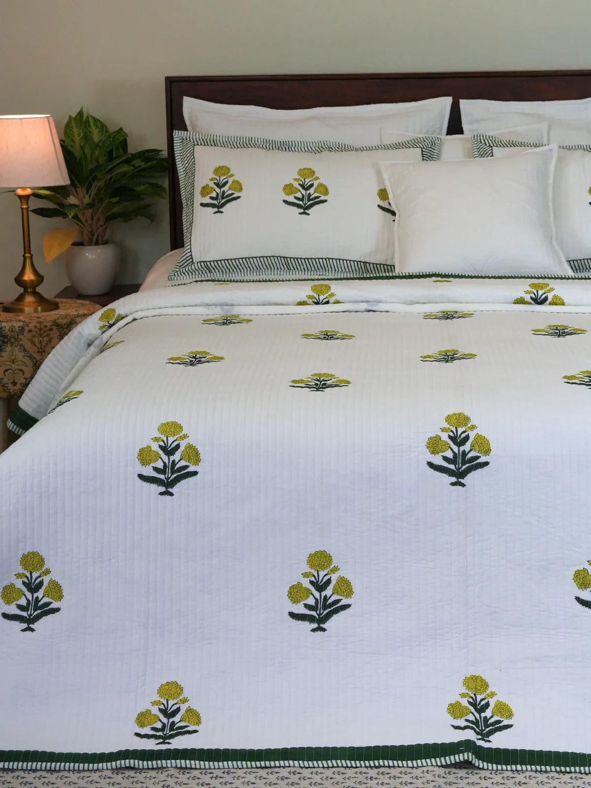 Marigold Cotton Bedspread