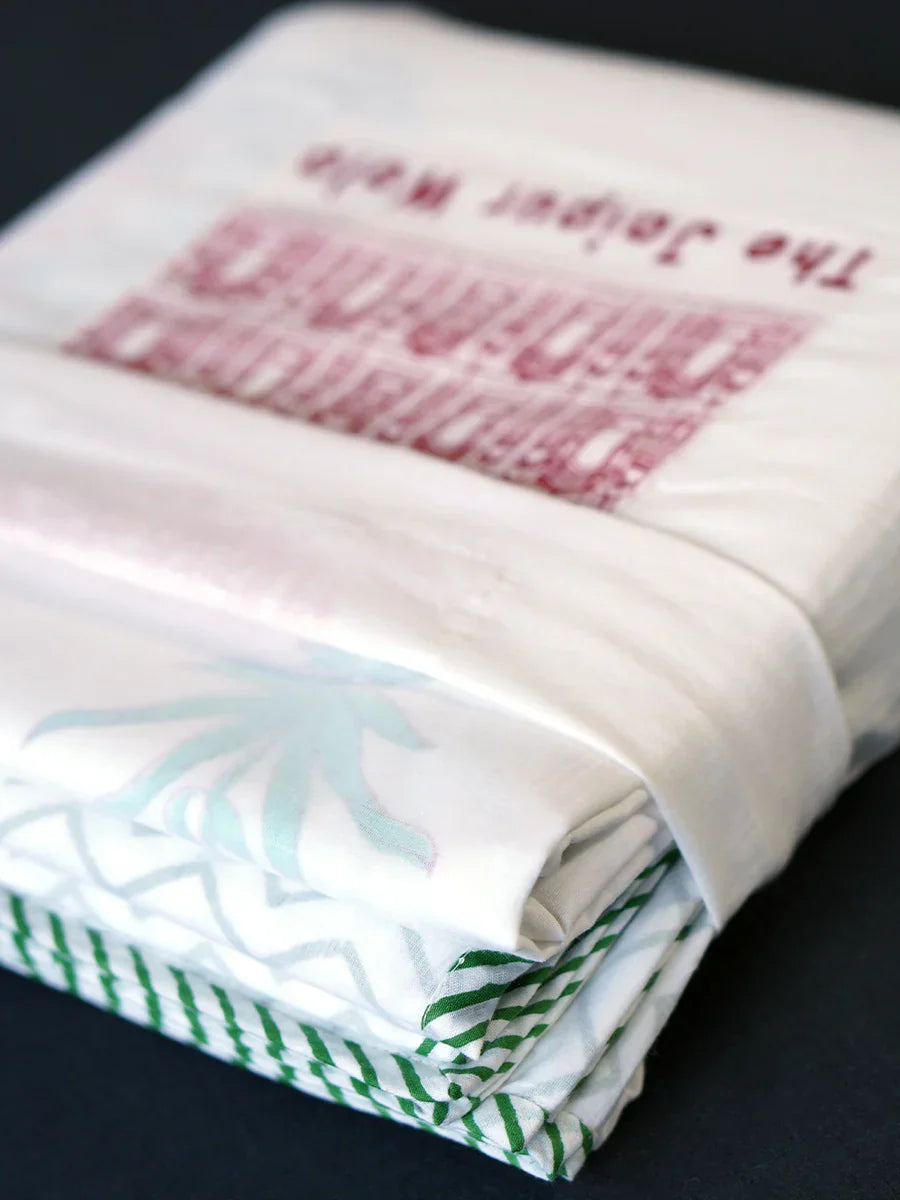 Munnar Organic Hand Block Printed Blanket