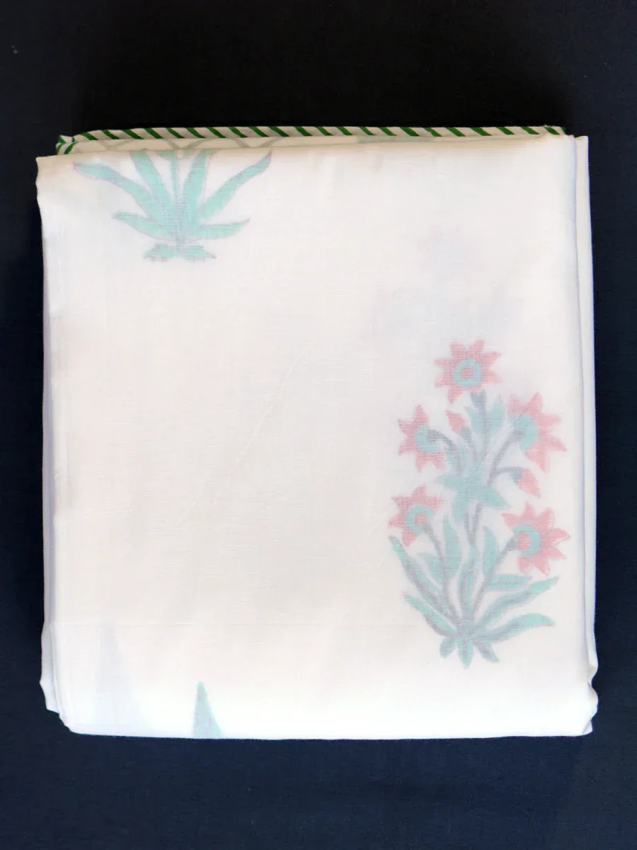 Munnar Organic Hand Block Printed Blanket