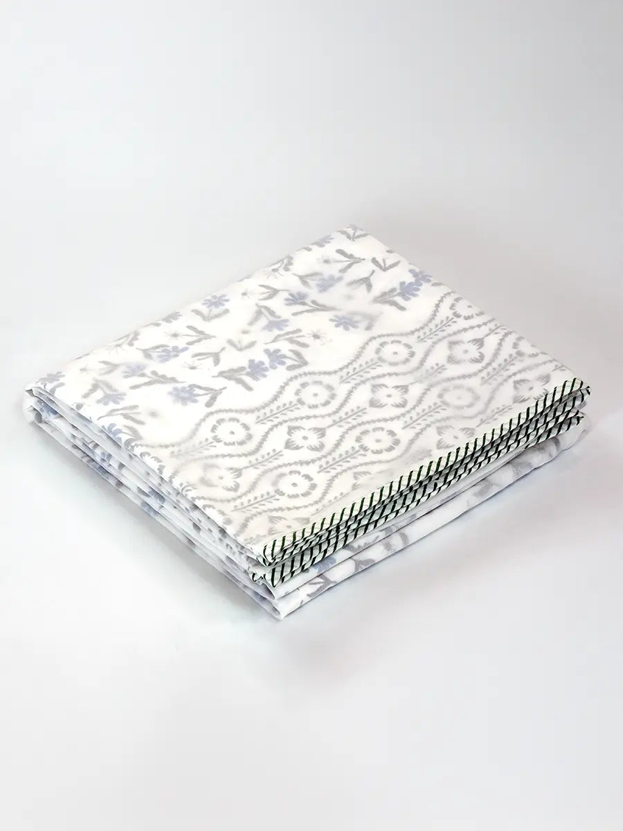Neelora Organic Muslin Blanket — Hand Block Printed