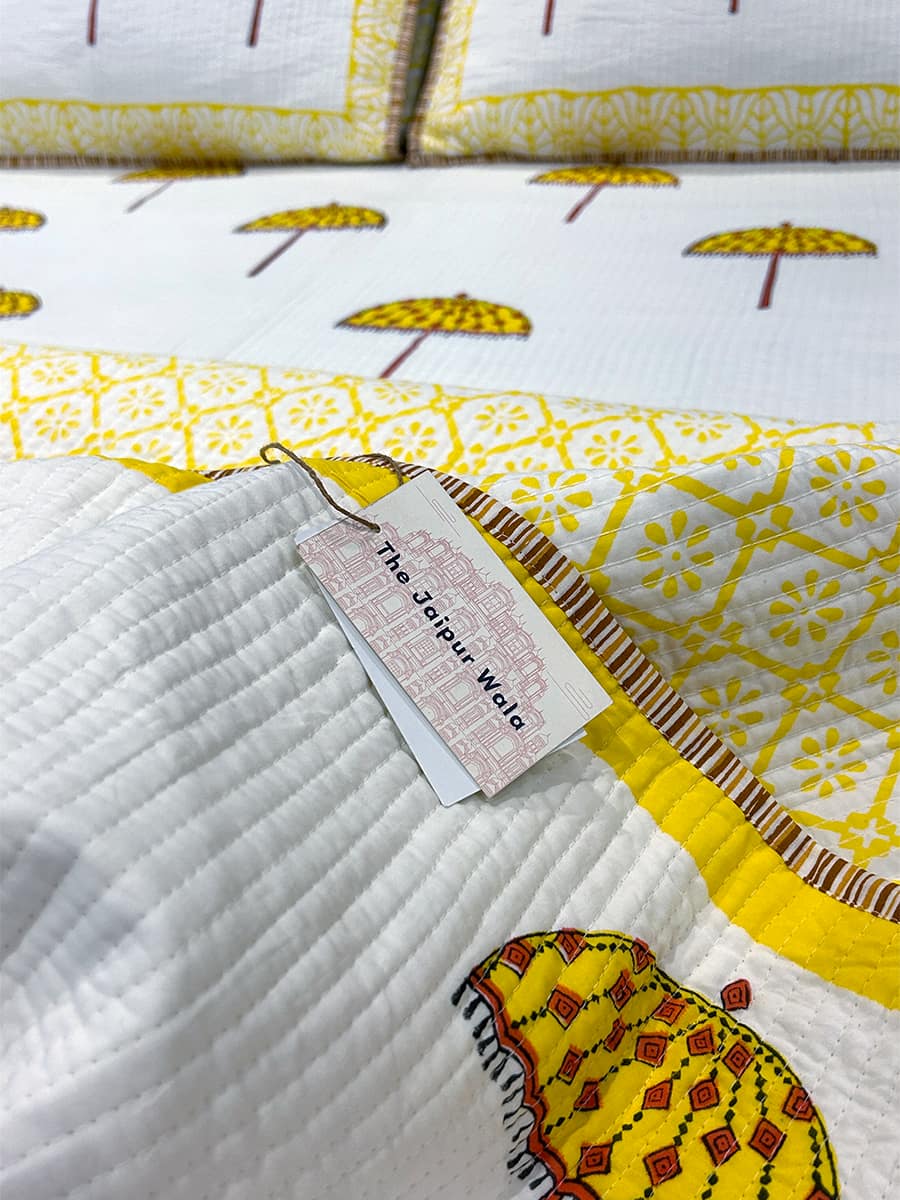 Umbrella Organic Cotton Bedspread