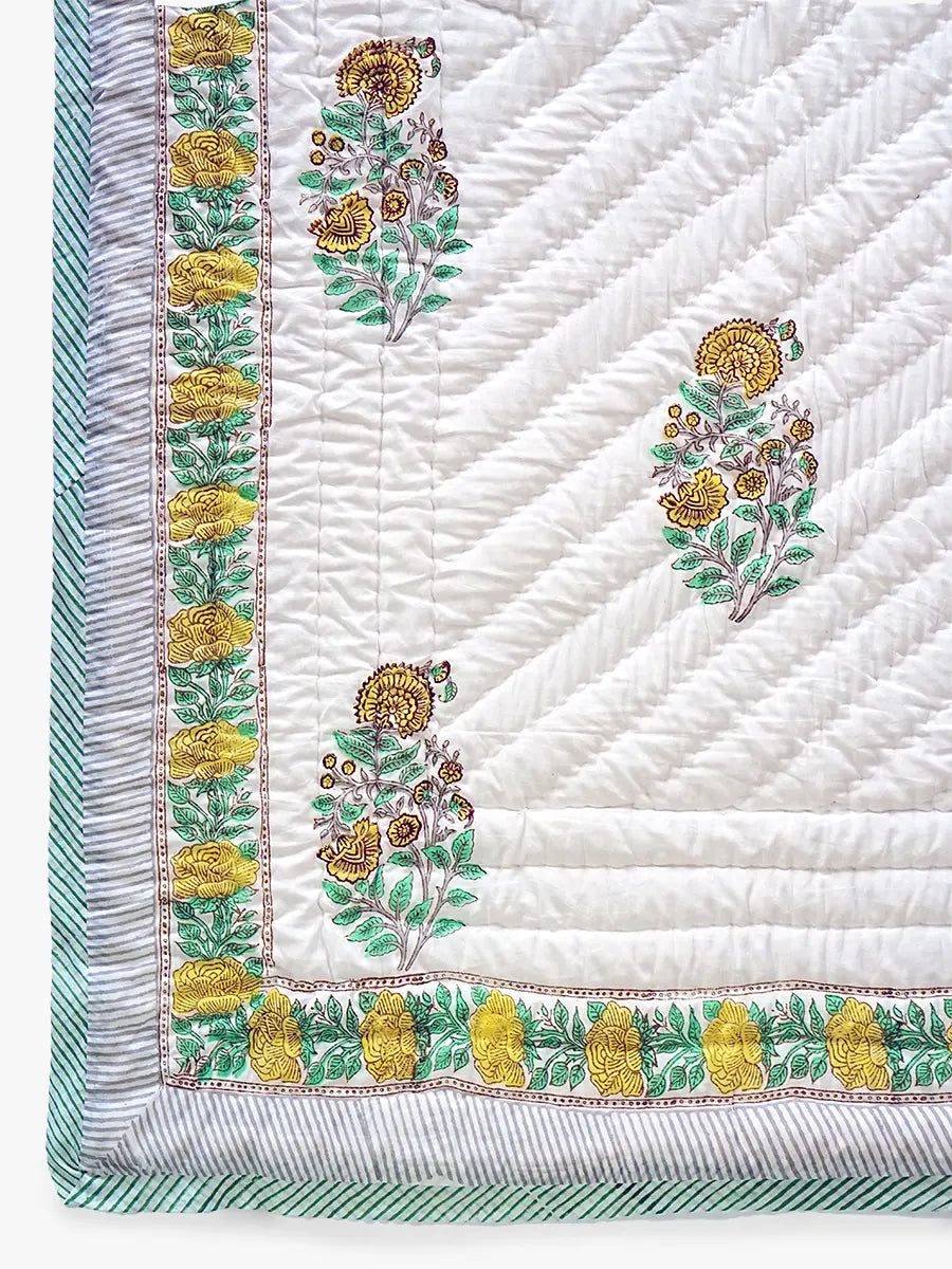 Premium Muslin Razai - Sunbloom