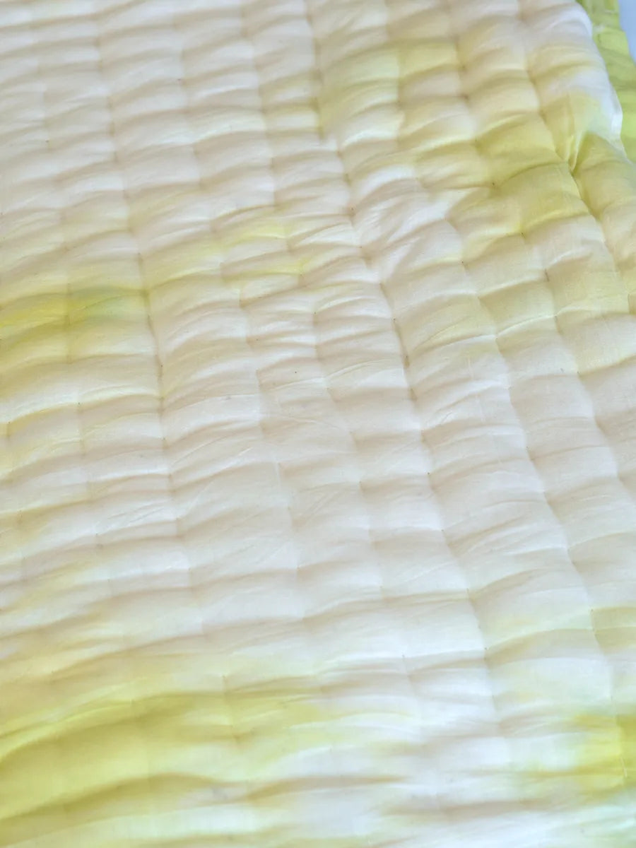 Organic Hand Stitched Quilt - Mist
