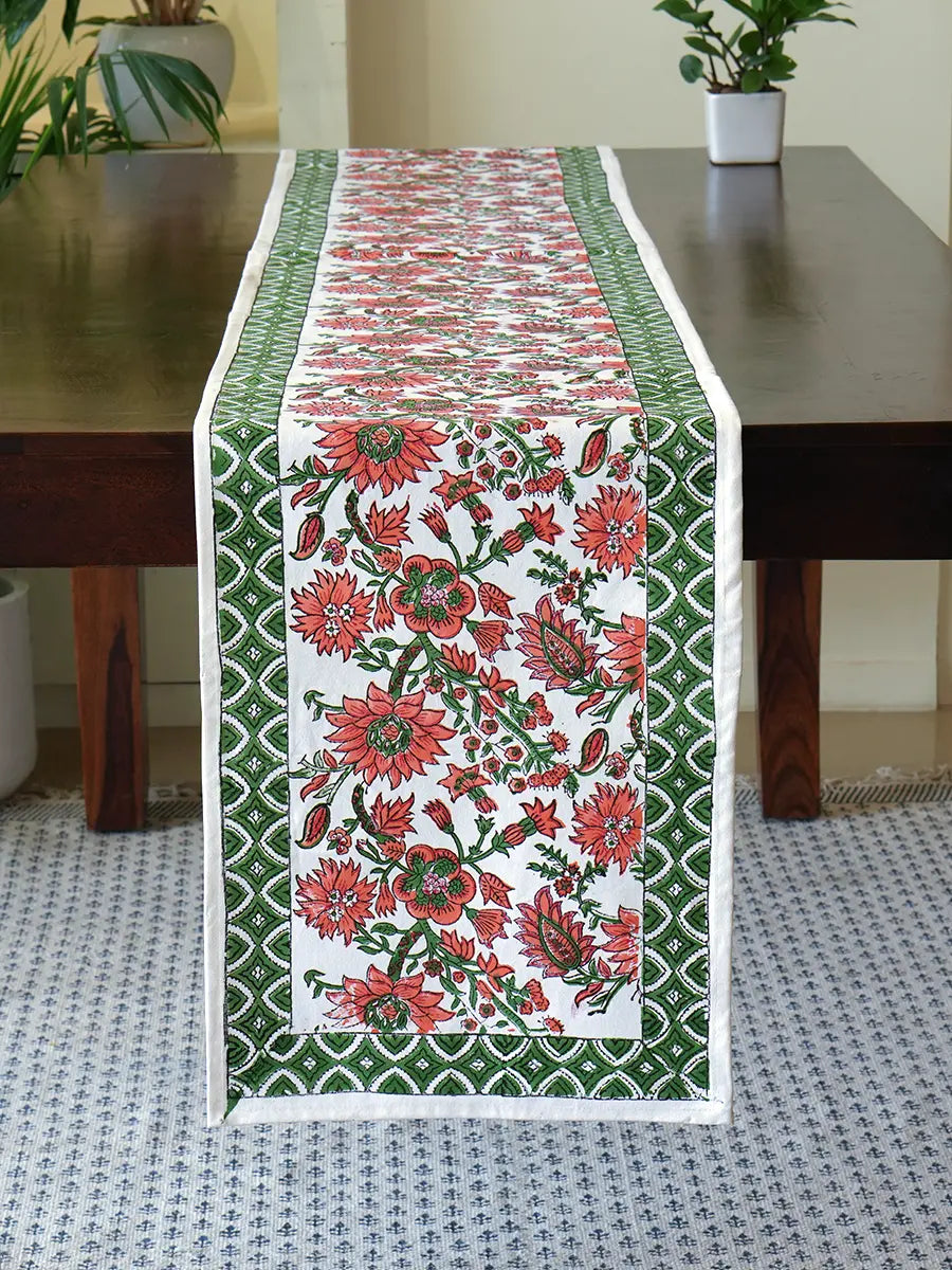 Spring Garden Table Runner
