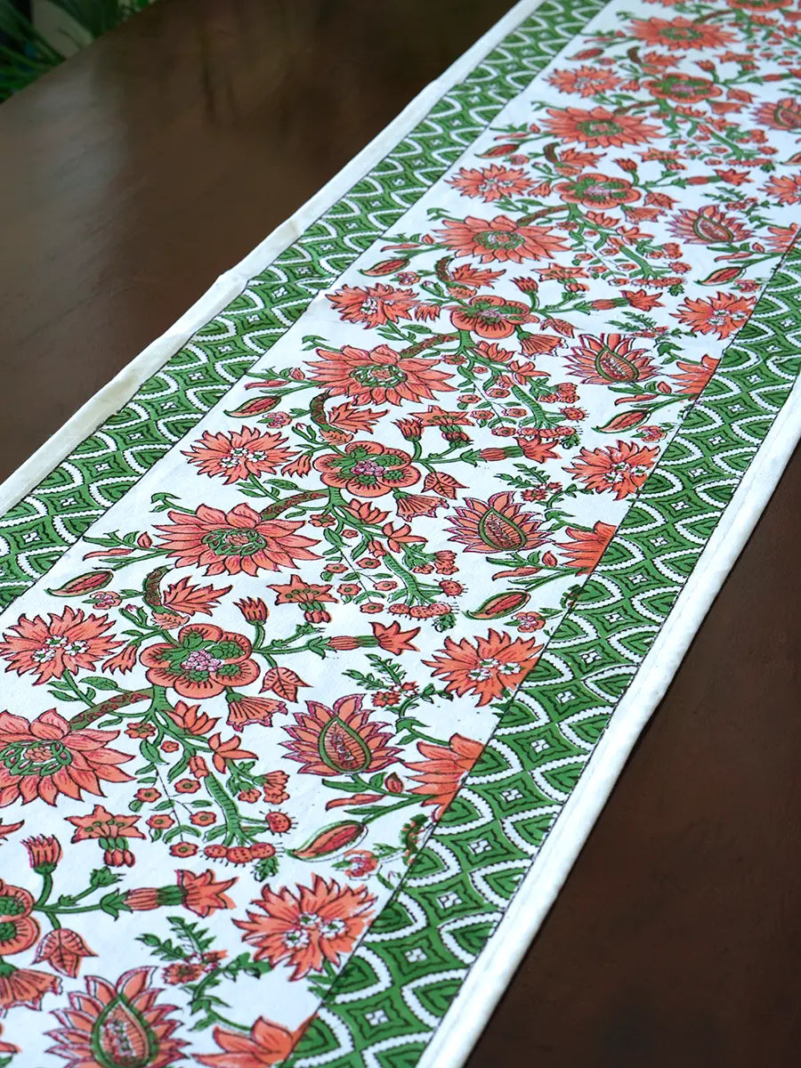 Spring Garden Table Runner