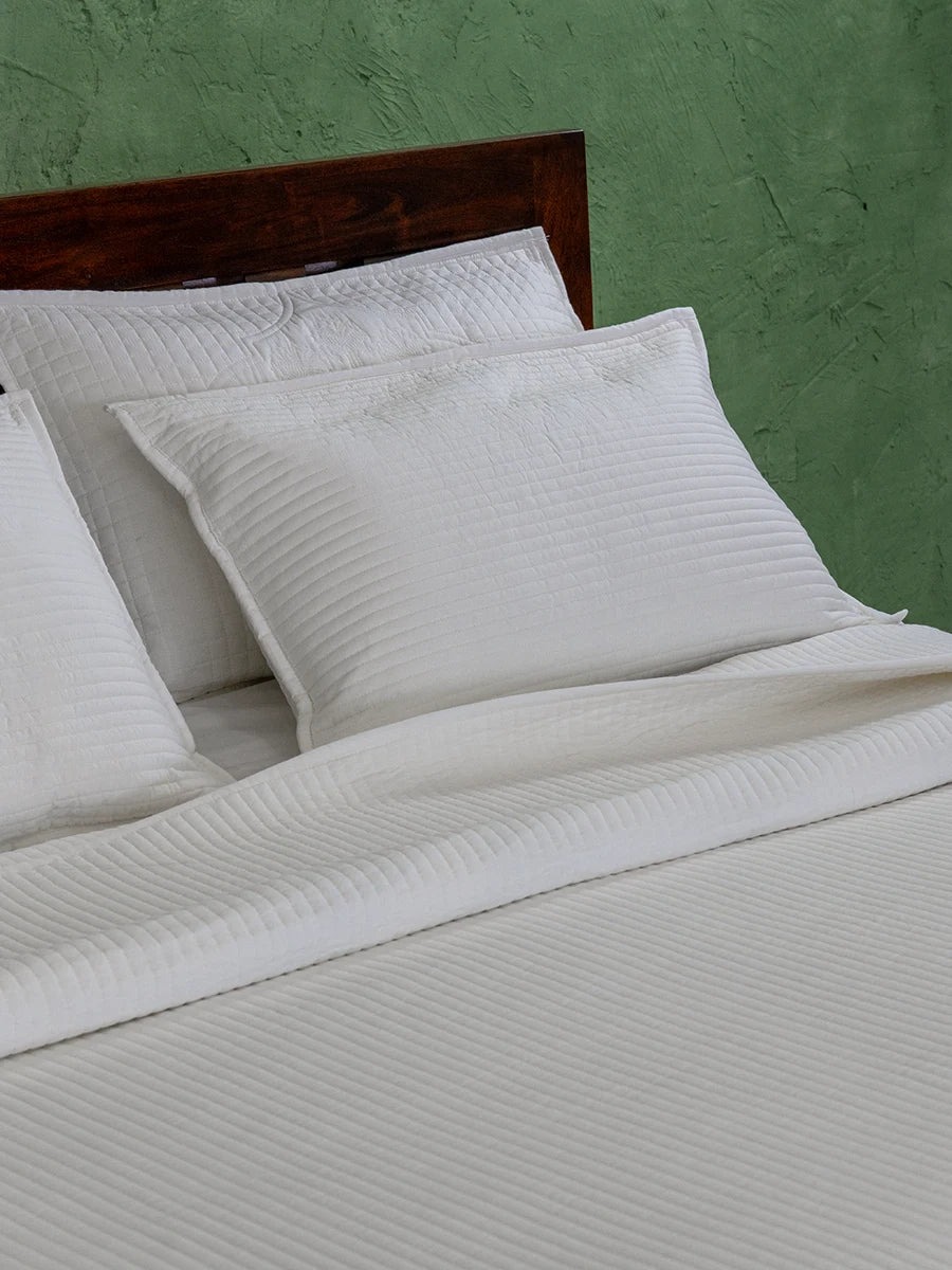 White Cotton Bedspread