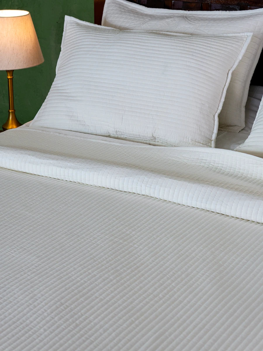 White Cotton Bedspread