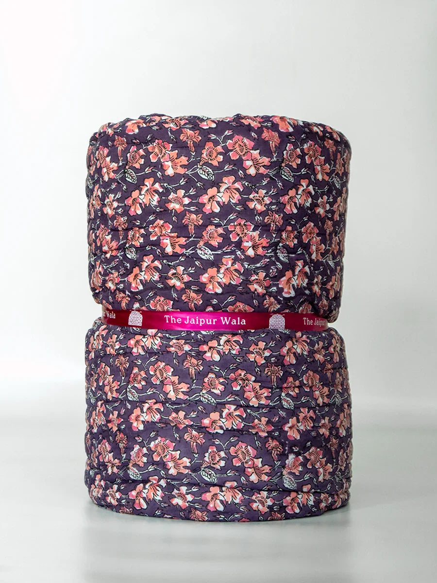 Winter Special Muslin Quilt - Gulab Bagh